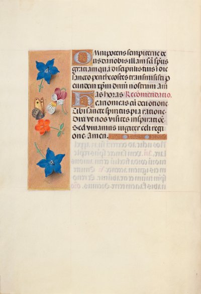 Hodiny královny Isabely Katolické, královny Španělska: Fol. 36v, c. 1500. od Master of the First Prayerbook of Maximillian