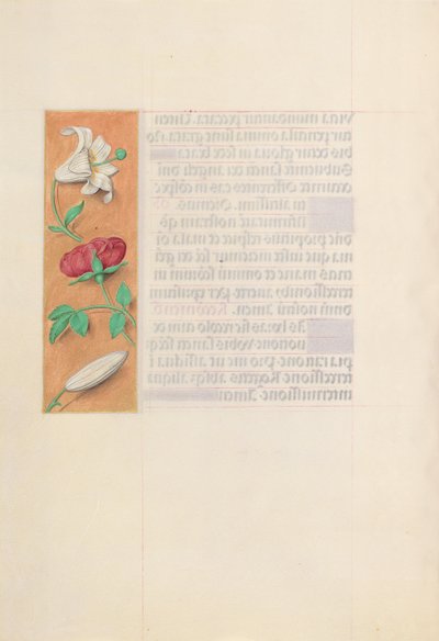 Hodiny královny Isabely Katolické, královny Španělska: Fol. 42V, c. 1500. od Master of the First Prayerbook of Maximillian