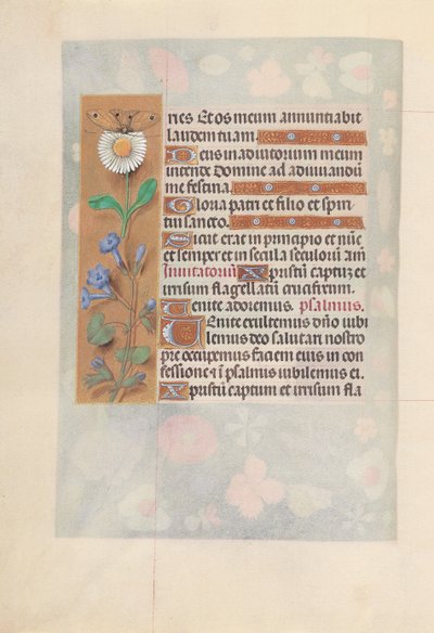 Hodiny královny Isabely Katolické, královny Španělska: Fol. 50V, c. 1500. od Master of the First Prayerbook of Maximillian