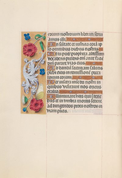 Hodiny španělské královny Isabely Katolické:  Fol. 59v od Master of the First Prayerbook of Maximillian