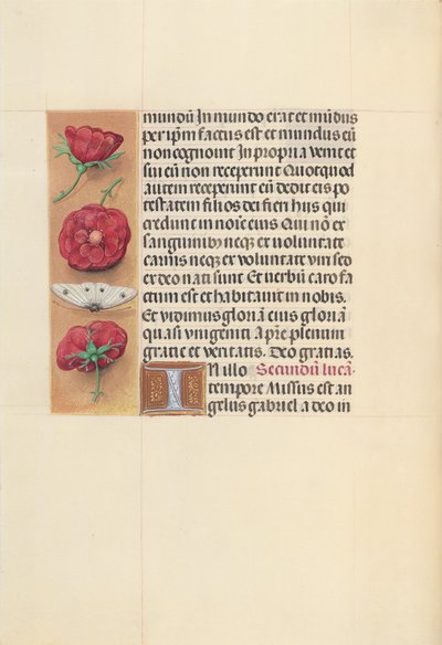 Hodiny španělské královny Isabely Katolické:  Fol. 93v od Master of the First Prayerbook of Maximillian