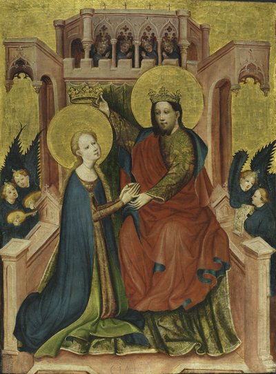 Korunovace Panny Marie od Master of the Fröndenberg Altarpiece