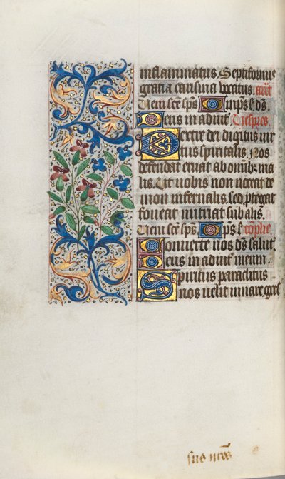Kniha hodin Použití Rouen: fol. 101v, c. 1470. od Master of the Geneva Latini