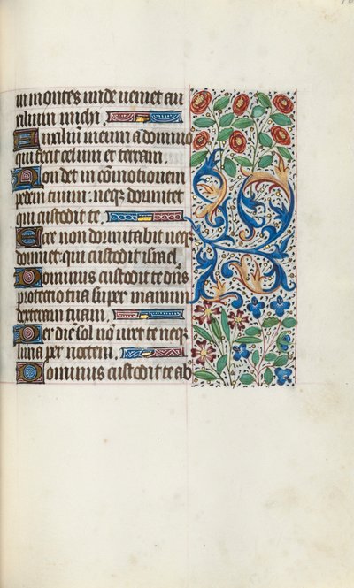 Kniha hodin Použití Rouen: fol. 105r, c. 1470. od Master of the Geneva Latini