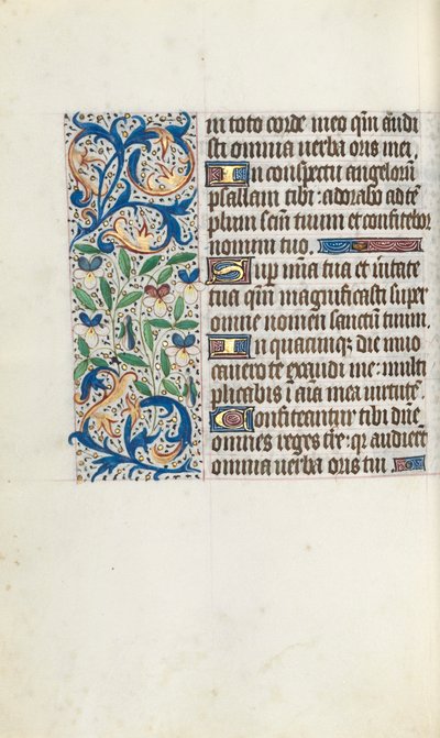 Kniha hodin Použití Rouen: fol. 106r, c. 1470. od Master of the Geneva Latini