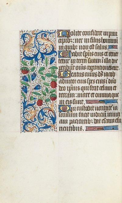 Kniha hodin Použití Rouen: fol. 108v, c. 1470. od Master of the Geneva Latini