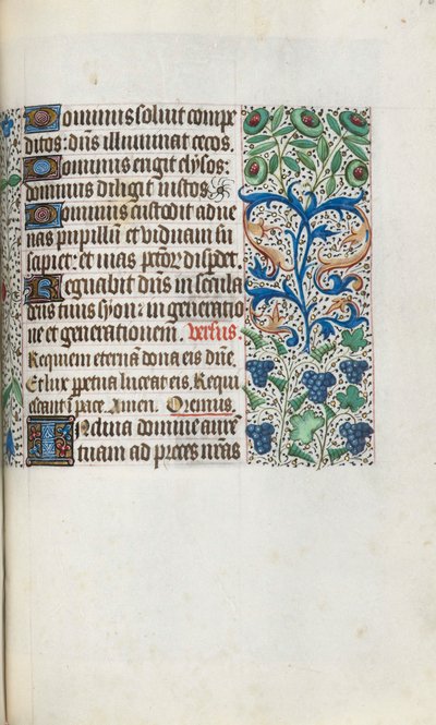 Kniha hodin Použití Rouen: fol. 109r, c. 1470. od Master of the Geneva Latini