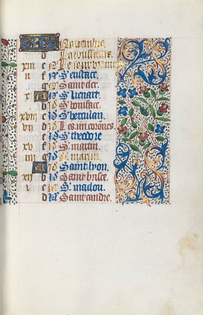 Kniha hodin Použití Rouen: fol. 111r, c. 1470. od Master of the Geneva Latini