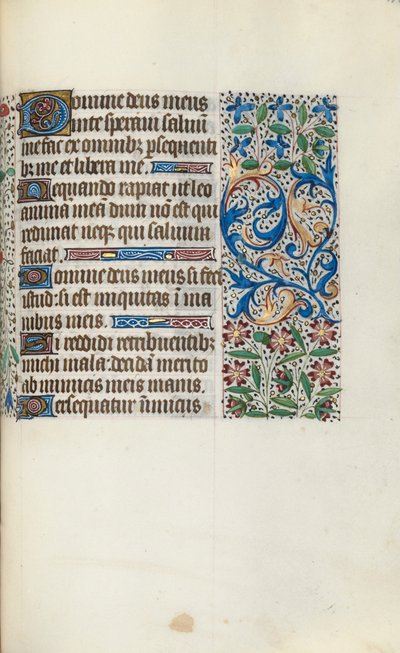 Kniha hodin Použití Rouen: fol. 113r, c. 1470. od Master of the Geneva Latini