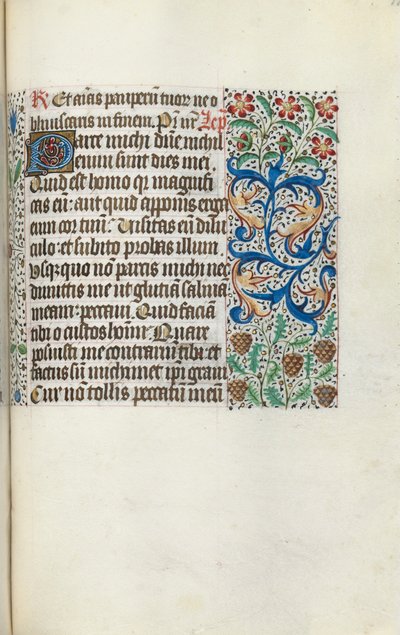 Kniha hodin Použití Rouen: fol. 115r, c. 1470. od Master of the Geneva Latini