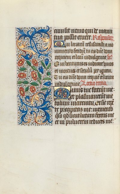 Kniha hodin Použití Rouen: fol. 116v, c. 1470. od Master of the Geneva Latini