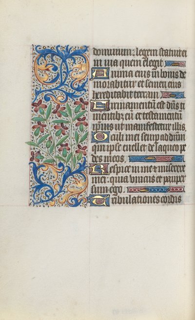 Kniha hodin Použití Rouen: fol. 119v, c. 1470. od Master of the Geneva Latini