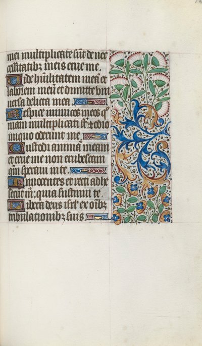 Kniha hodin Použití Rouen: fol. 120r, c. 1470. od Master of the Geneva Latini