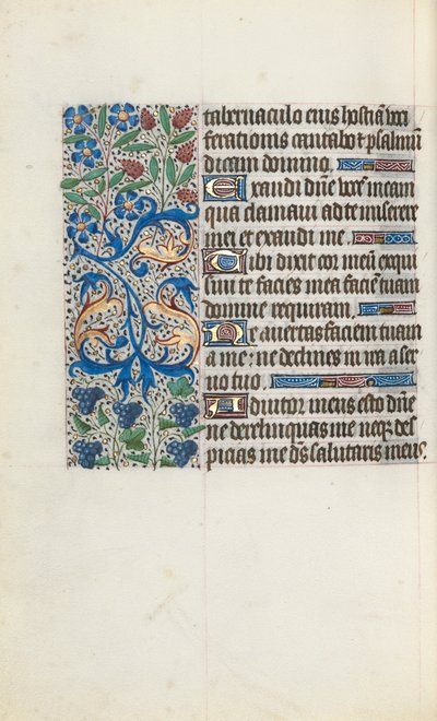 Kniha hodin Použití Rouen: fol. 121v, c. 1470. od Master of the Geneva Latini