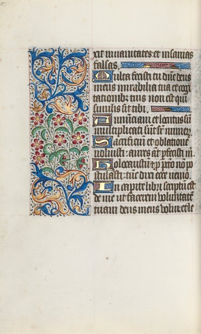 Kniha hodin Použití Rouen: fol. 125v, c. 1470. od Master of the Geneva Latini