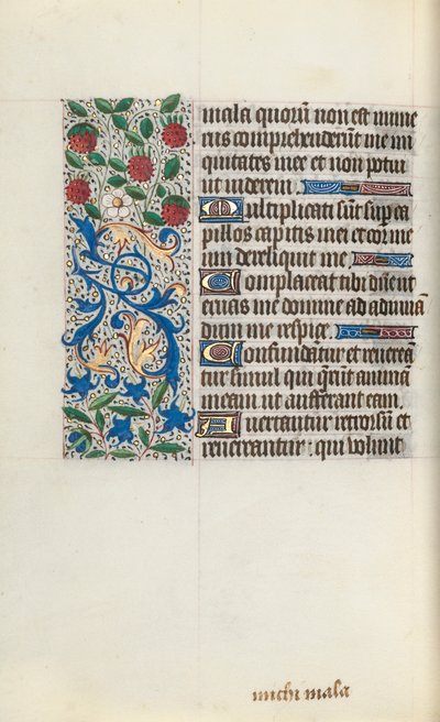 Kniha hodin Použití Rouen: fol. 126v, c. 1470. od Master of the Geneva Latini