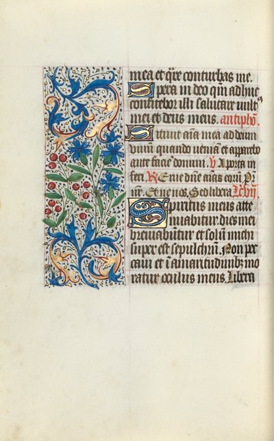 Kniha hodin Použití Rouen: fol. 130V, c. 1470. od Master of the Geneva Latini