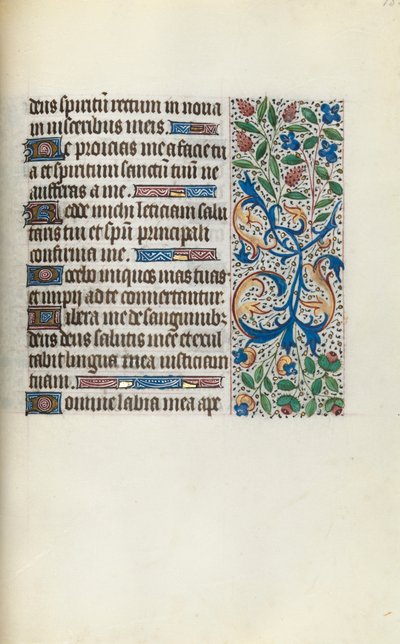 Kniha hodin Použití Rouen: fol. 135r, c. 1470. od Master of the Geneva Latini