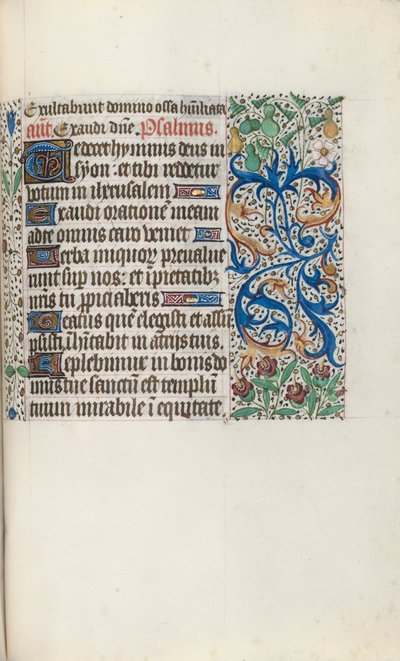 Kniha hodin Použití Rouen: fol. 136r, c. 1470. od Master of the Geneva Latini