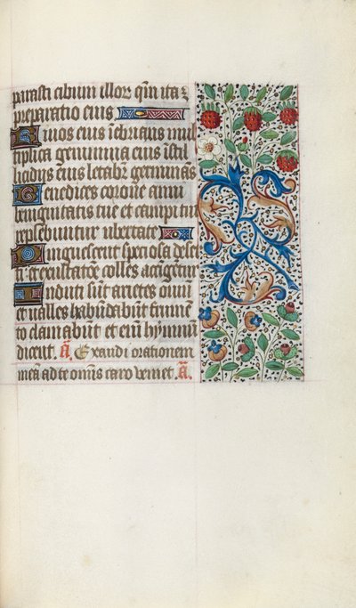 Kniha hodin Použití Rouen: fol. 137r, c. 1470. od Master of the Geneva Latini