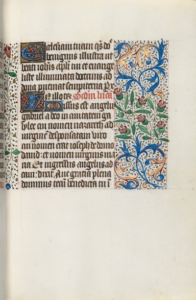 Kniha hodin Použití Rouen: fol. 141r, c. 1470. od Master of the Geneva Latini