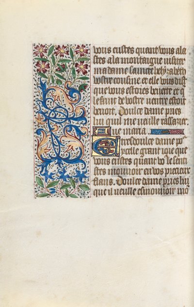Kniha hodin Použití Rouen: fol. 147v, c. 1470. od Master of the Geneva Latini