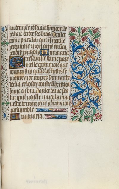 Kniha hodin Použití Rouen: fol. 149r, c. 1470. od Master of the Geneva Latini