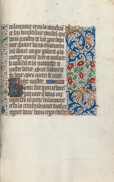 Kniha hodin Použití Rouen: fol. 152r, c. 1470. od Master of the Geneva Latini