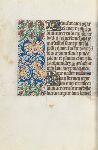 Kniha hodin Použití Rouen: fol. 153v, c. 1470. od Master of the Geneva Latini