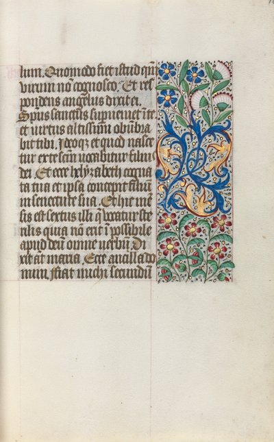 Kniha hodin Použití Rouen: fol. 16r, c. 1470. od Master of the Geneva Latini