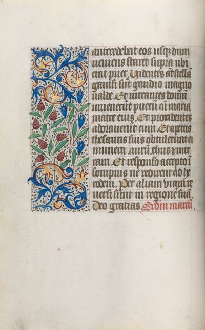 Kniha hodin Použití Rouen: fol. 17v, c. 1470. od Master of the Geneva Latini