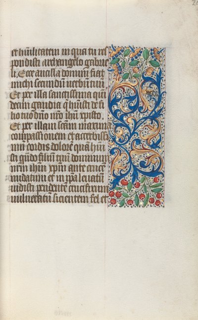 Kniha hodin Použití Rouen: fol. 20r, c. 1470. od Master of the Geneva Latini
