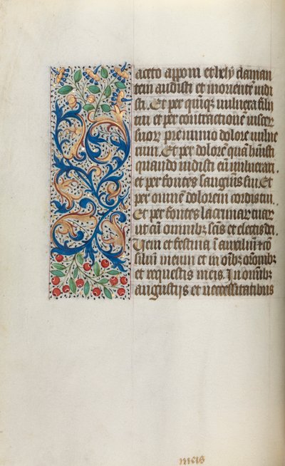 Kniha hodin Použití Rouen: fol. 20v, c. 1470. od Master of the Geneva Latini