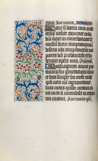 Kniha hodin Použití Rouen: fol. 29v, c. 1470. od Master of the Geneva Latini