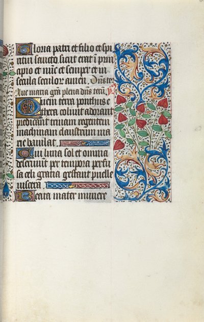 Kniha hodin Použití Rouen: fol. 30r, c. 1470. od Master of the Geneva Latini
