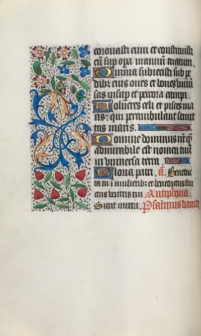 Kniha hodin Použití Rouen: fol. 31v, c. 1470. od Master of the Geneva Latini