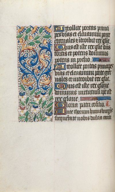Kniha hodin Použití Rouen: fol. 34v, c. 1470. od Master of the Geneva Latini