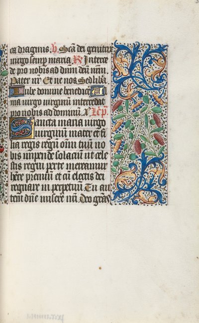 Kniha hodin Použití Rouen: fol. 35r, c. 1470. od Master of the Geneva Latini