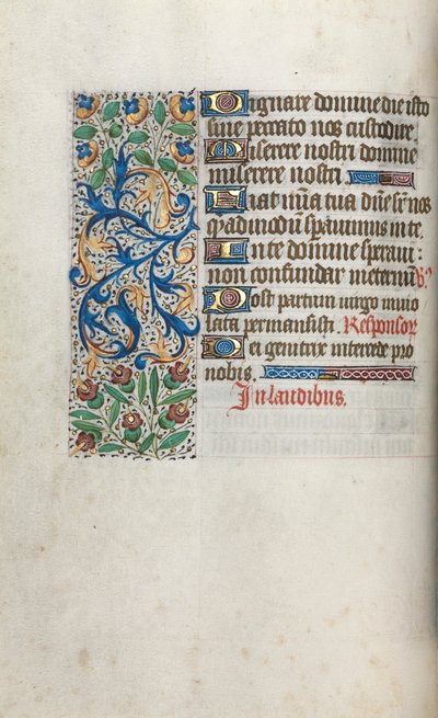 Kniha hodin Použití Rouen: fol. 38v, c. 1470. od Master of the Geneva Latini