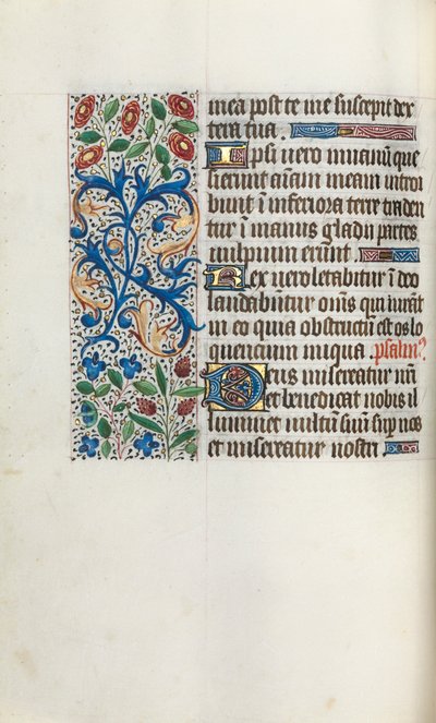 Kniha hodin Použití Rouen: fol. 40v, c. 1470. od Master of the Geneva Latini