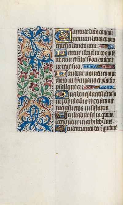 Kniha hodin Použití Rouen: fol. 45V, c. 1470. od Master of the Geneva Latini