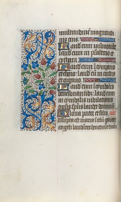 Kniha hodin Použití Rouen: fol. 46v, c. 1470. od Master of the Geneva Latini