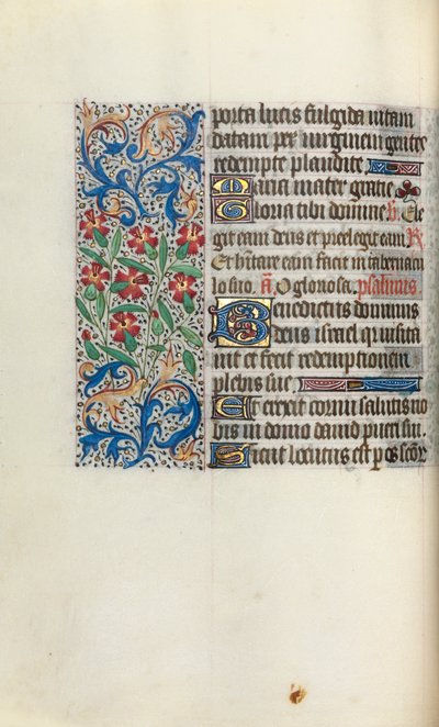 Kniha hodin Použití Rouen: fol. 47v, c. 1470. od Master of the Geneva Latini