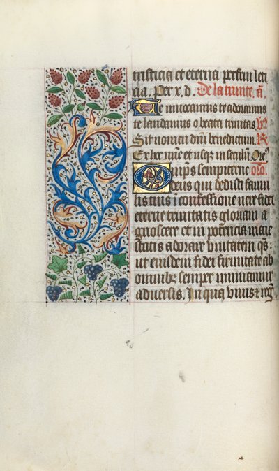 Kniha hodin Použití Rouen: fol. 49V, c. 1470. od Master of the Geneva Latini