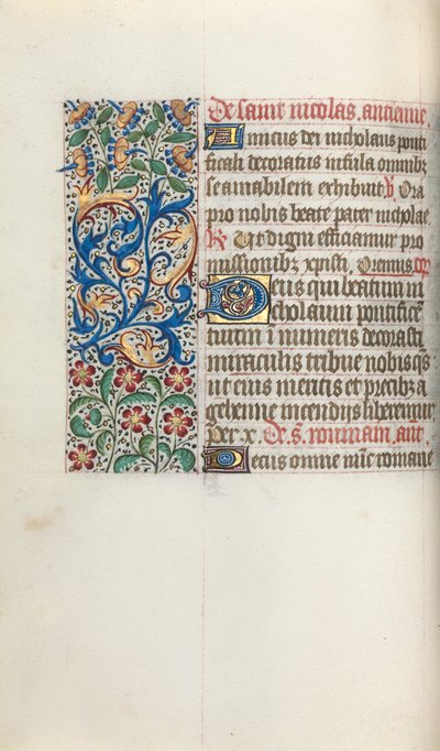 Kniha hodin Použití Rouen: fol. 52v, c. 1470. od Master of the Geneva Latini