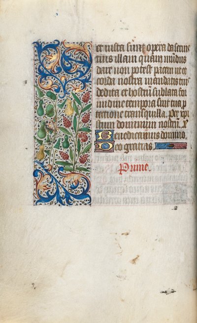 Kniha hodin Použití Rouen: fol. 55V, c. 1470. od Master of the Geneva Latini