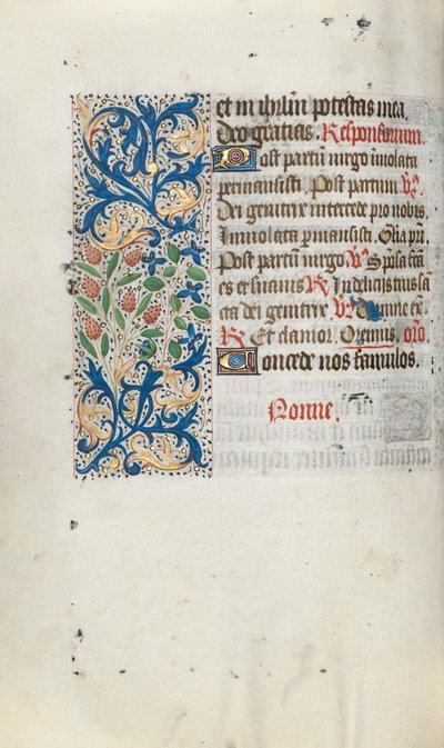 Kniha hodin Použití Rouen: fol. 66v, c. 1470. od Master of the Geneva Latini