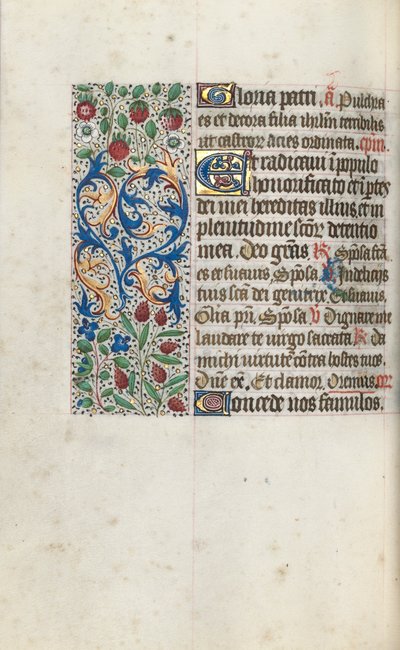 Kniha hodin Použití Rouen: fol. 69v, c. 1470. od Master of the Geneva Latini