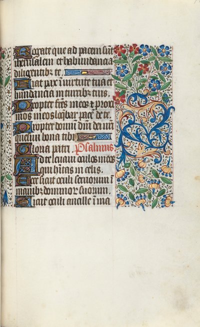Kniha hodin Použití Rouen: fol. 70r, c. 1470. od Master of the Geneva Latini