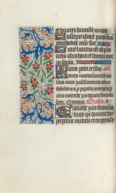 Kniha hodin Použití Rouen: fol. 74v, c. 1470. od Master of the Geneva Latini
